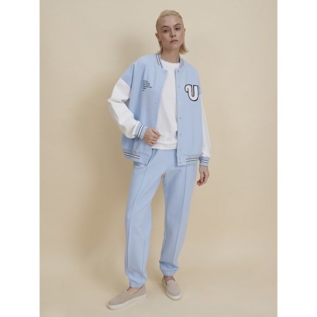 Female jacket, size XL, blue color-2