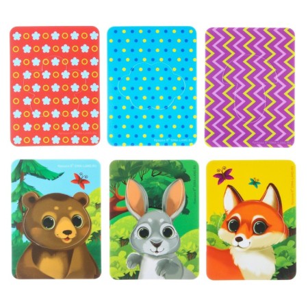 Soft puzzle for kids “study the forest” according to the method of segon, 12 details, crumb I-1