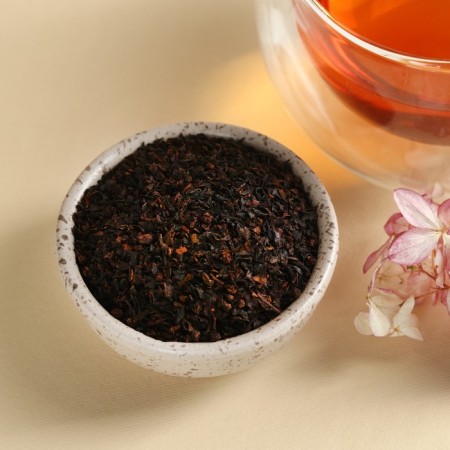 Black tea "Your smile is beautiful", taste: lemon, 100 g.-1