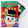 Set for creating a felt basket for the New Year "Snowman"