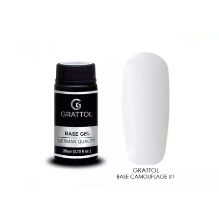 Camouflage base Grattol No. 1, 20 ml