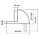 Hall -free door armadillo dh003za ab, bronze color