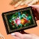 Casket "Flowers", 11 × 16 cm, lacquer miniature