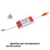 NOVOTECH driver. Drum, 20W, 87x39 mm, white color
