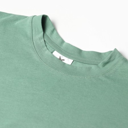 Male T -shirt "Mountains", Green color, size 48-1