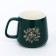 New Year's ceramic mug with a spoon "Everything will come true", 350 ml