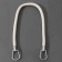 Handle for bag, 55 cm, milk color