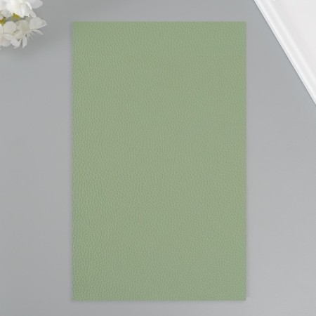 Liszt for creativity claim. Kozh "Lich's drawing" light green sheet 33x20 cm thick 1 mm thick-1