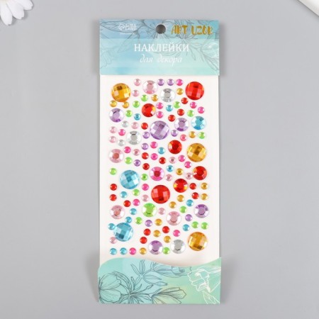 Plastic "Gems" mix 23x9.5 cm-7
