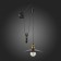 Wall lamp EVOLUCE. Sle120501-01. ESPERAZZA. 1x60 W, E27, 26x50 cm, black color