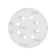 Circle of abrasive grinding under the "Velcro" tundra, perforated, 150 mm, p240, 5 pcs.