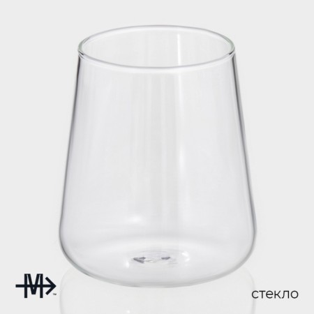 Nolan glasses, 400 ml, 9 × 10 cm, set 2 pcs, glass, transparent-1