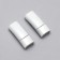 Cleep for laces, on magnets, steam, size 2.6 × 2 × 0.7 cm, white color