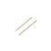 Nails Stroybat, finished, brass, 1.4x35 mm, 40 pcs