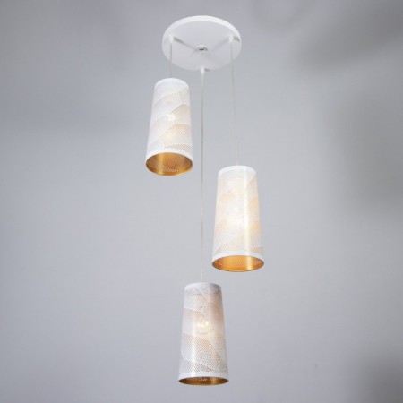 Lamp Bayerlux "Plaza" 3he27 40W white gold 30x30x24-90cm-1