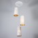 Lamp Bayerlux "Plaza" 3he27 40W white gold 30x30x24-90cm