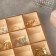 Decoration for jewelry 12 cells, 20 × 15 × 5 cm, thickness 3 mm, beige color