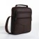 Male bag on lightning, long belt, brown color