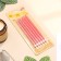 Candles for the cake "Brilliant party", 6 pcs, pink, high