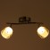 Aquarius lamp, 2x5W Led, chrome