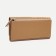 Women's wallet on magnets, beige color