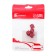 Cap to valve, cube, red, set 4 pcs