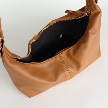 Bag-bag, lightning department, adjustable belt, beige color-2