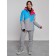Ski costume female winter, size 46, raspberry color