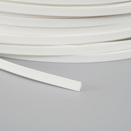 Artificial rattan 6 mm 500 m wave (white)-3