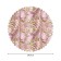 Golden butterflies tablecloth, round, Saten, d = 150 cm