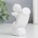 Polystone souvenir "Snowthrough angel in the palm" MIX 8x4.5x4 cm
