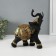 Polystone souvenir "Black Elephant in the Golden Rich Propon" MIX 22x10x18.8 cm