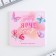 Gift set: notebook coloring and wax crayons "Happy Spring"