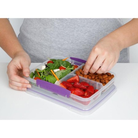Container rectangular three -section, 820 ml-11