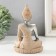 Souvenir Polystone "Buddha Mudra Bhumissartsh -Supply to Earth" Sand 5.7x11.5x16.5 cm