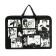 Folder with A4 handles, 340 x 245 x 45 mm, plastic, handles, ONICS PT-14 "Black and white anime"