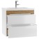 Domino Tumba Maestro under the Mario 60 sink, suspended, with 2 upper boxes