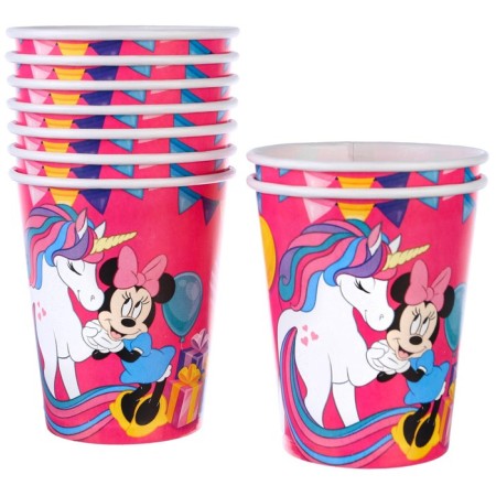 Birthday glass "Happy Birthday!", 250 ml, Minnie Mouse and unicorn-2