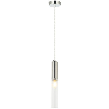 Suspendor lamp SATORI 1xe14 40W, size 5x5x41-150 cm, Nickel color
