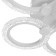 Ring chandelier LED 80W white 2700-6400K 60x45x14