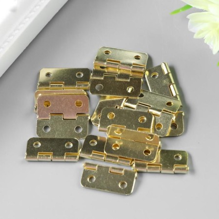 Loop for the casket metal with rounded corners (set 15 pcs) 1.7x1.9 cm-1