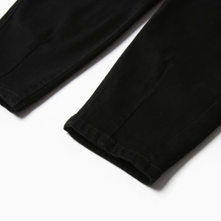 Jeans for girls, black color, height 122 cm-3