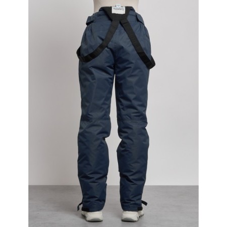 Semi-combinezone ski insulated female winter, size 46, dark blue color-9
