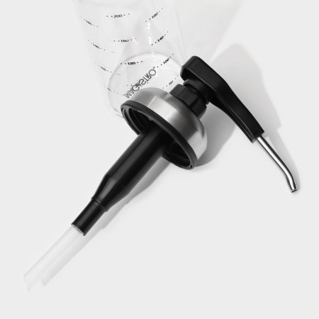Glass dispenser for oil with a measuring scale Magistro Mist, 200 ml, 5.5 × 17.5 cm-6