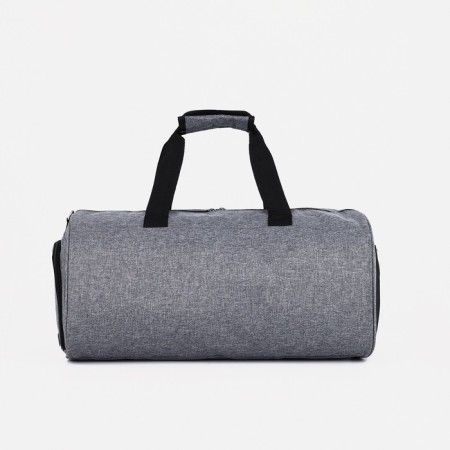 Sports bag with a zipper, shoes, long belt, gray color-1