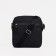 Men's bag over the shoulder, textura, textiles, black color