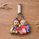 Brumber amulet, married couple, mix 25x25x2 cm