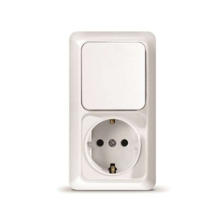 Block, OP, Olympus Universal O0038, 1 key, socket, white color