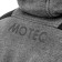 Textile sweater with a hood Moteq perk, male, size l, gray, black
