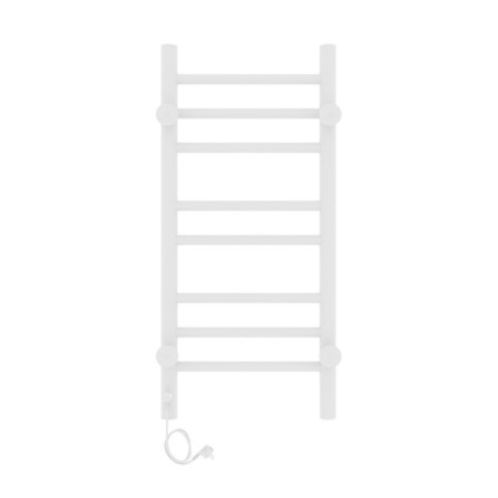 Two electric heated towers Laris lavender Cheka, 300x700 mm, 8 crossbars, right, white-16